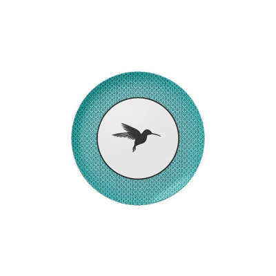 Plato colibri retro
